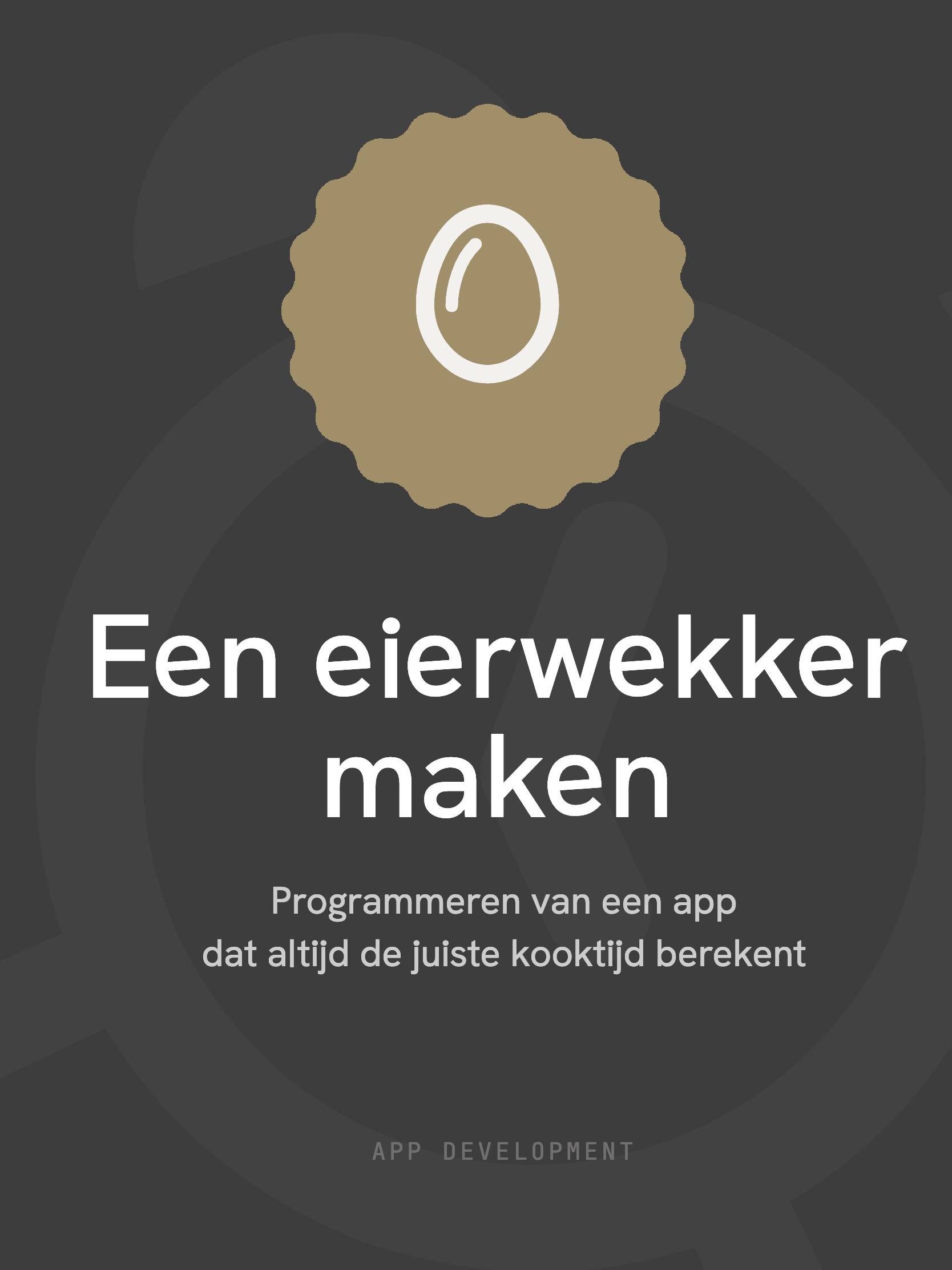 Project: een eierwekker maken